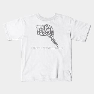 Pass Powderkeg Resort 3D Kids T-Shirt